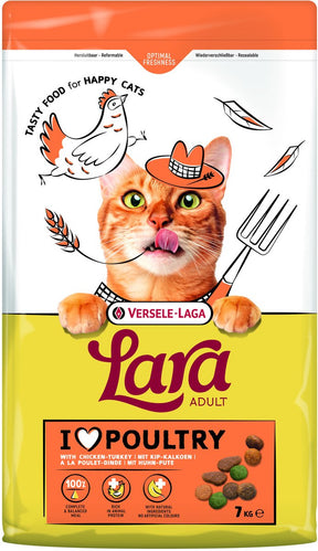 Lara Adult Huhn Truthahn – Katzenfutter – 7 kg