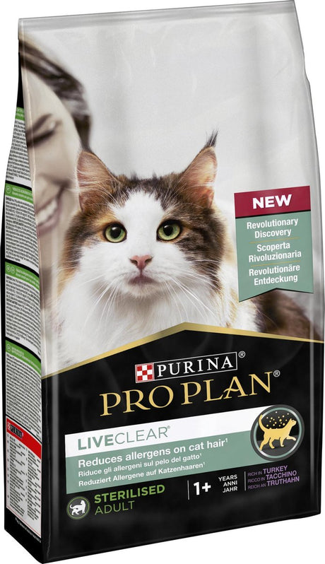 Pro Plan Adult Liveclear Trockenfutter für Katzen – Truthahn – 1,4 kg