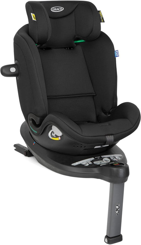 Graco turn2me grow - autostoeltje - achter voorwaarts - 360º - midnight - 40 tot 125 cm (vanaf geboorte tot ca. 7 jaar) - i-size r129