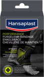 Hansaplast performance sport enkel brace - enkelsteun - one size - zwart - 1 stuk one size