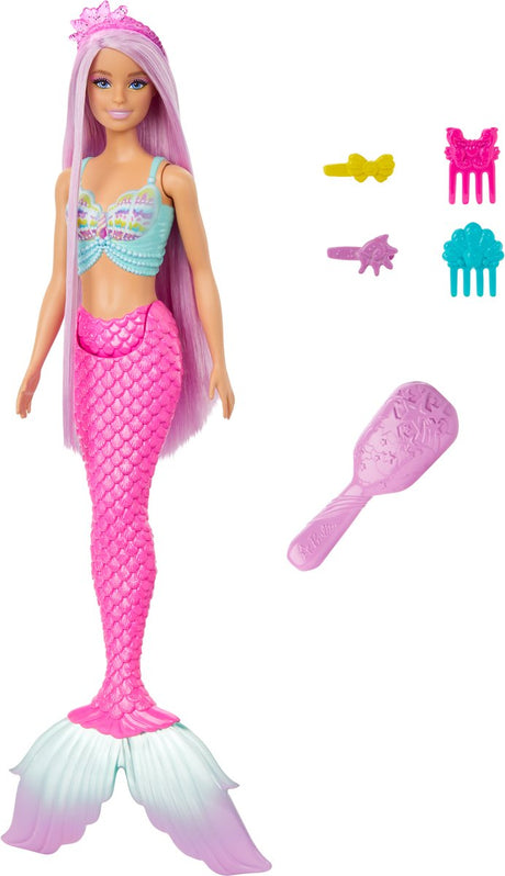 Barbie Meerjungfrau rosa langes Haar