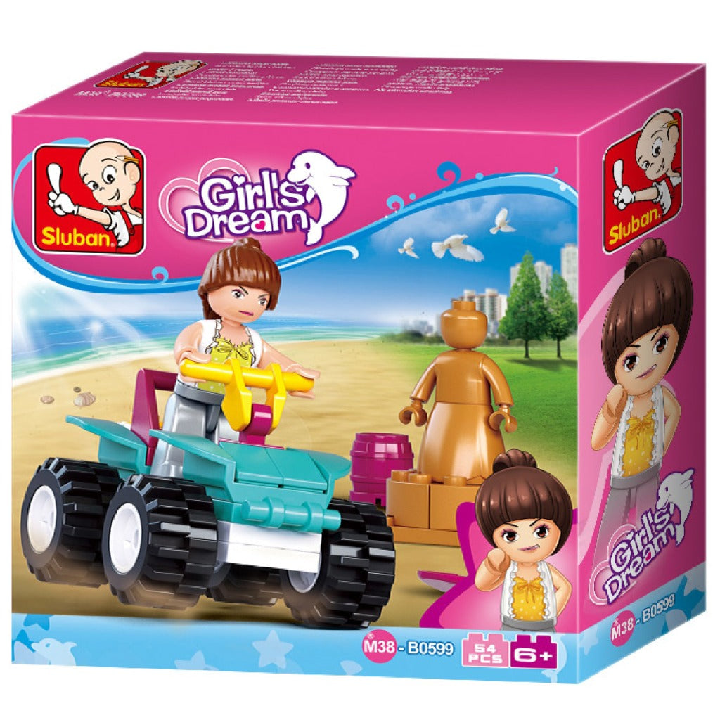 Sluban M38-B0599 Mädchen Dream Beach Quad 54-teilig