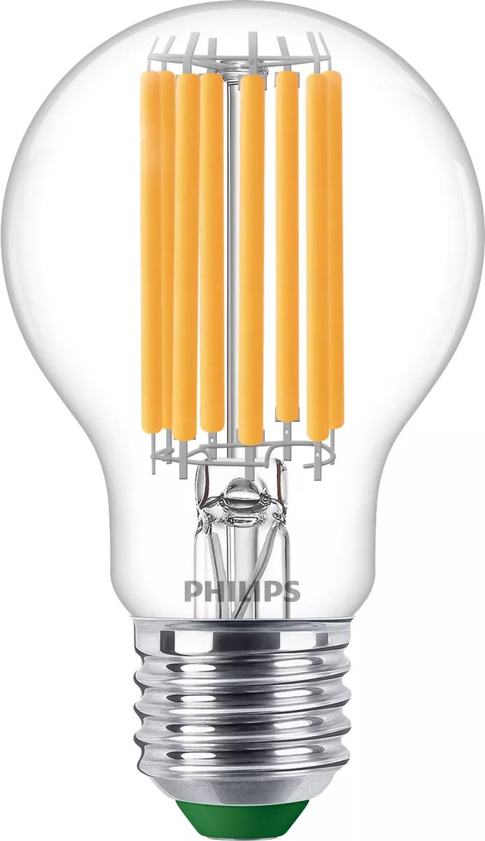 Philips led philips ultra efficient led lamp transparant - 100 w - e27 - warmwit licht