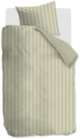Vtwonen mini stripe dekbedovertrek - eenpersoons - 140 x 220 cm - groen