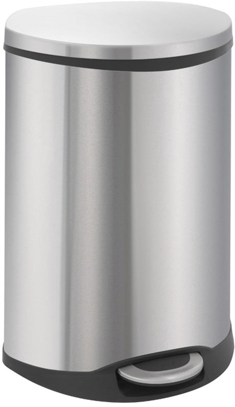 EKO Pedal Bin Shell 2x22 l Matte silberfarben