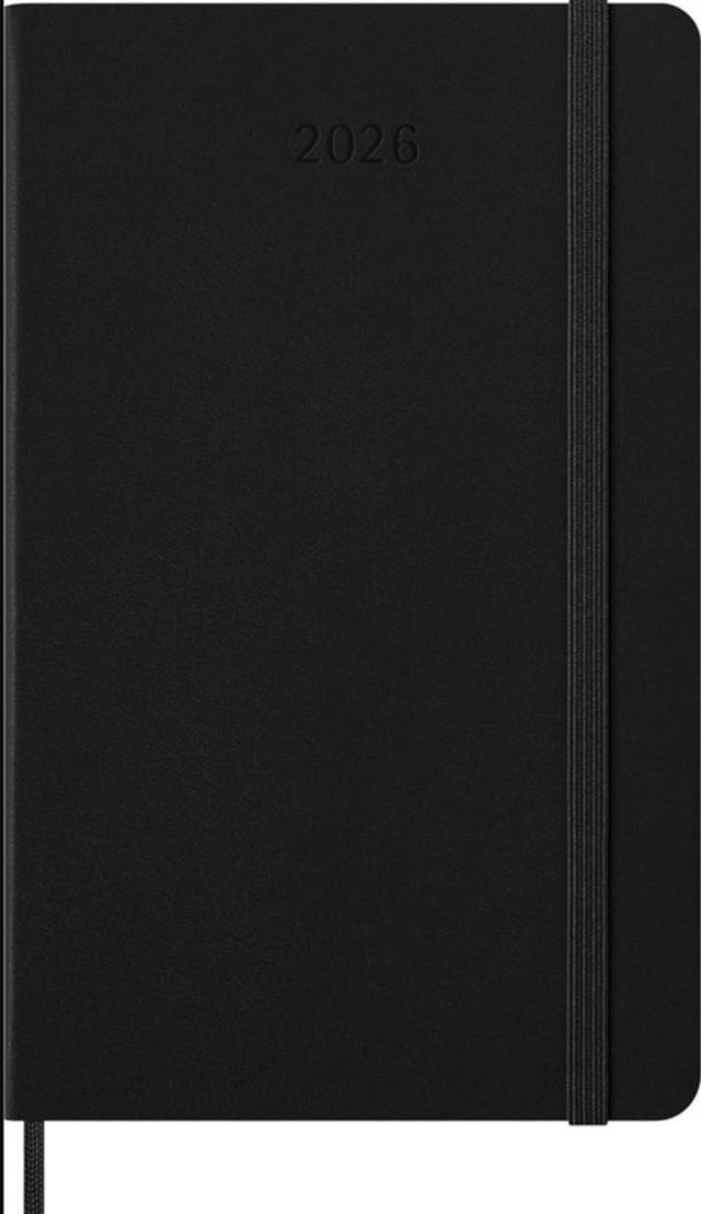 Moleskine 12 maanden agenda - 2026 - smart - wekelijks - large - harde kaft - zwart