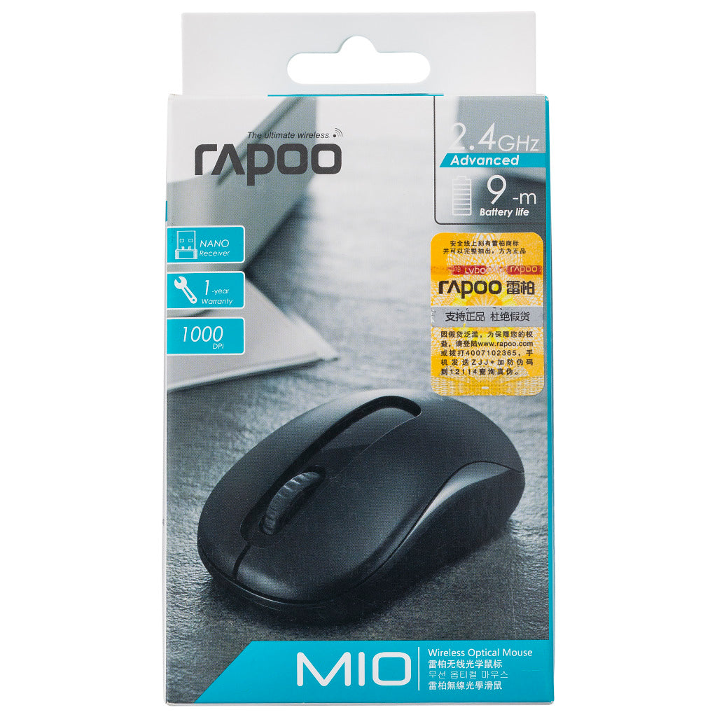 Rapoo Maus opt. 2,4 GHz schwarz M10