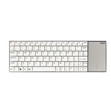 Rapoo E2710 2,4 GHz kabellose, ultraschlanke Multimedia-Tastatur mit Benutzeroberfläche, Weiß