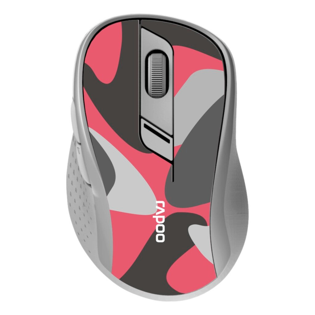 Rapoo m500 Silent Silent Multi-Mode kabellose optische Maus, rote Tarnung