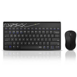 Rapoo Wireless Combo Set Tastatur und Maus Multimode 8000 m schwarz QWERTY US