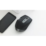 Rapoo 9900m kabelloses, ultraschlankes Multimode-Schreibtischset in Schwarz