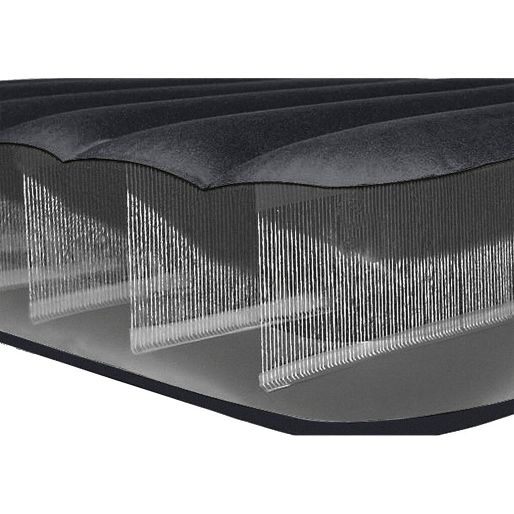 Intex 64146 Kissenauflage Classic Twin Luftmatratze + Pumpe 99x191x25 cm schwarz