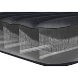 Intex 64146 Kissenauflage Classic Twin Luftmatratze + Pumpe 99x191x25 cm schwarz