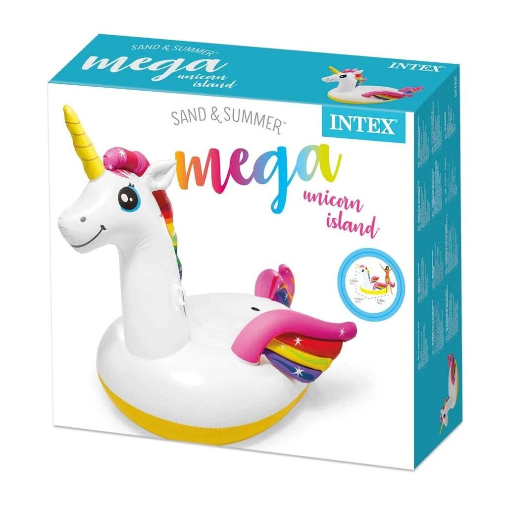 Intex 57291eu aufblasbares Mega-Einhorn 251x163x145 cm