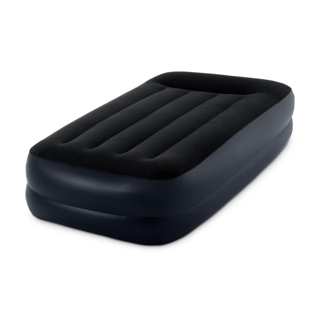 Intex 64122np Kissenauflage erhöhte Luftmatratze 99x191x42 cm schwarz