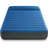 Intex 64011 Truaire Twin Dura-Beam Campingmatratze 191 x 99 x 22 cm + Quickfill USB150 Pumpe blau