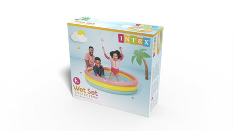 Intex Schwimmbad Baby Sunset 3 Ringe 114 x 25 cm | 2 Stk