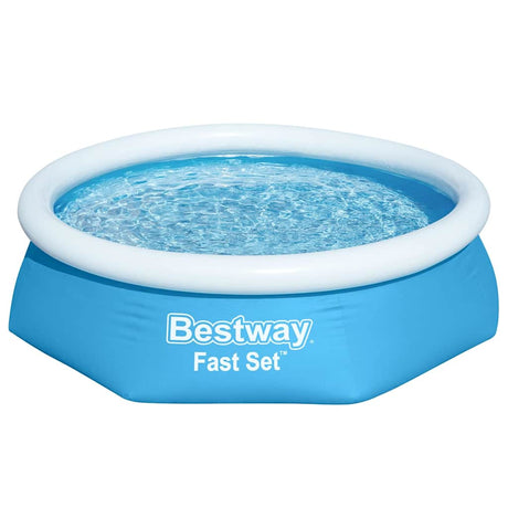 Bestway Schwimmbad Fast Set aufblasbar rund 244x61 cm 57265