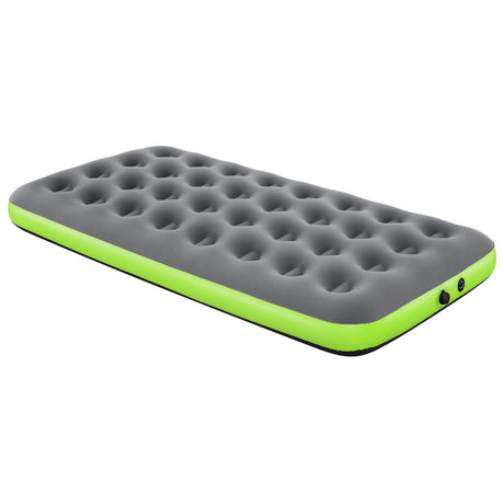 Bestway luchtmatras 1-persoons 188 x 99 x 22 cm grijs en groen
