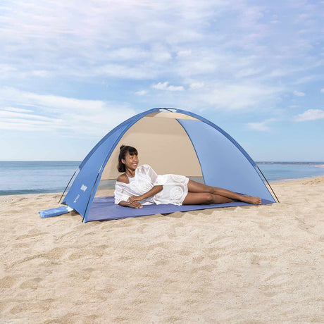 Bestway strandgrond tent paars 2 x 1,2 x 0,95 m 190 t polyester stof