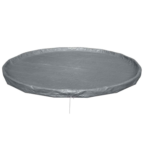 Bestway zwembadcover ø4,88 m rond polyester grijs