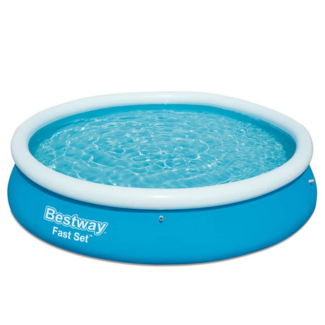 Bestway Schwimmbad Fast Set aufblasbar rund 366x76 cm 57273