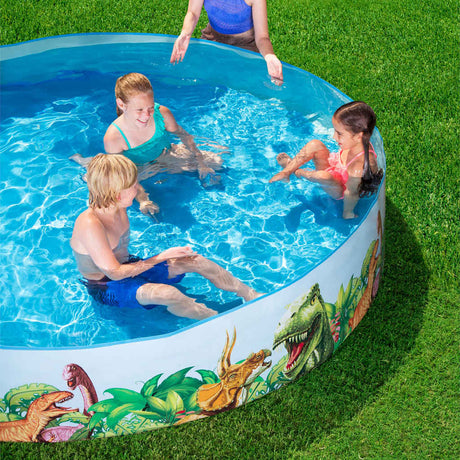 Bestway Schwimmbad Dinosaurier Füllung Spaß