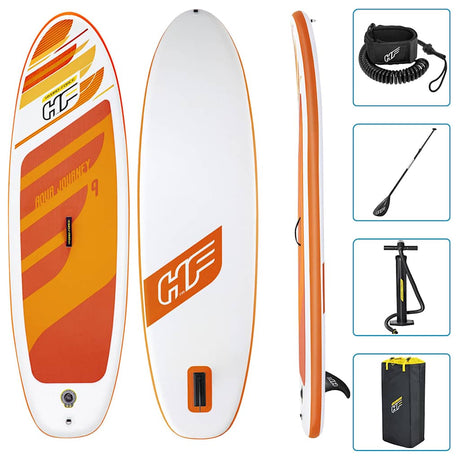 Bestway sup board hydro force aqua journey set - met accessoires - 274 cm x 76 cm x 12 cm