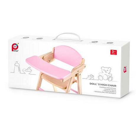Hoher Puppenstuhl aus Holz von Pintoy, 60 cm