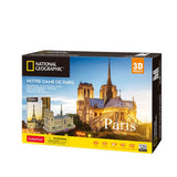 Kubisches lustiges 3D-Puzzle National Geographic Notre Dam Paris