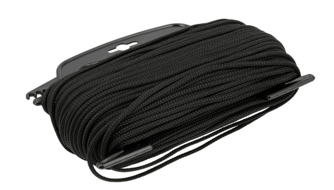 Vorel gevlochten touw 3mm 80m zwart