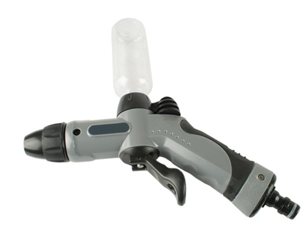 Aqua2go-Pistole mit Seifenreservoir