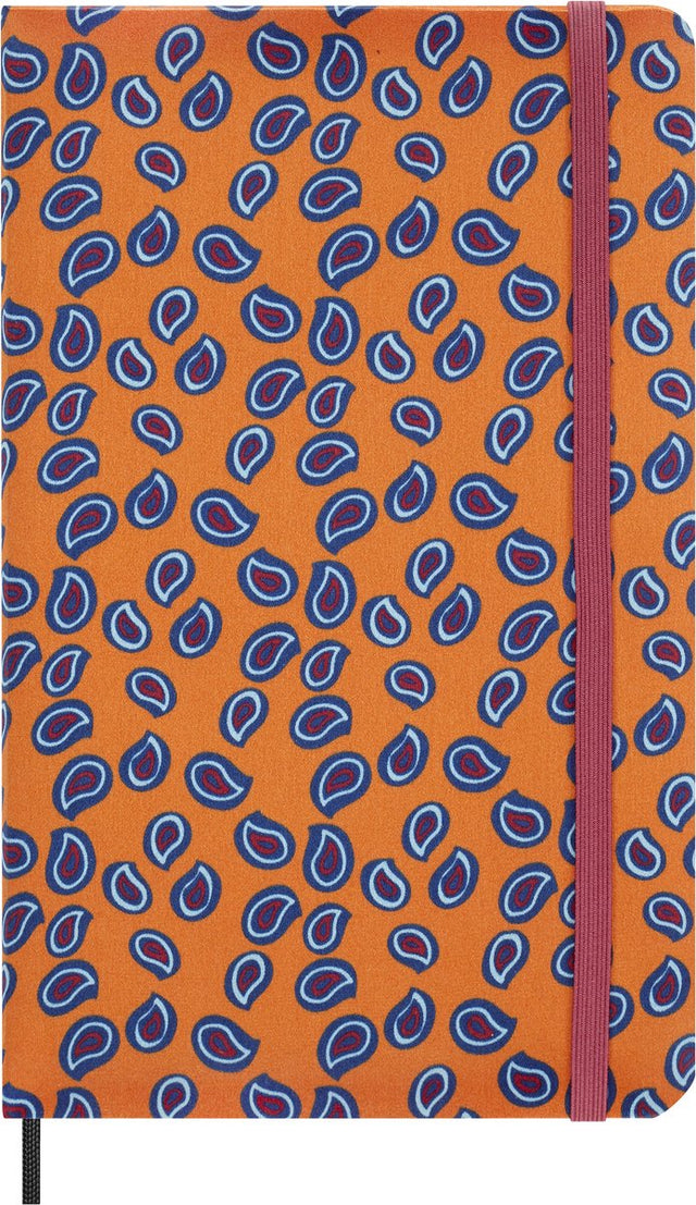 Moleskine Le Silk Collection undatierter Planer groß (13 x 21 cm), liniert orange (Box)