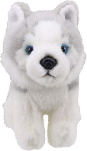 The Puppet Company Handpuppe Husky Kuscheltier Lernspielzeug.