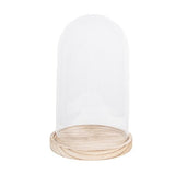 Clayre Eef Glasglocke 6gl2170 transparent 18x28 cm