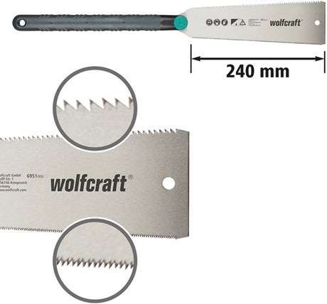 Wolfcraft japanische Säge | 240mm | 1 Stück - 6951000