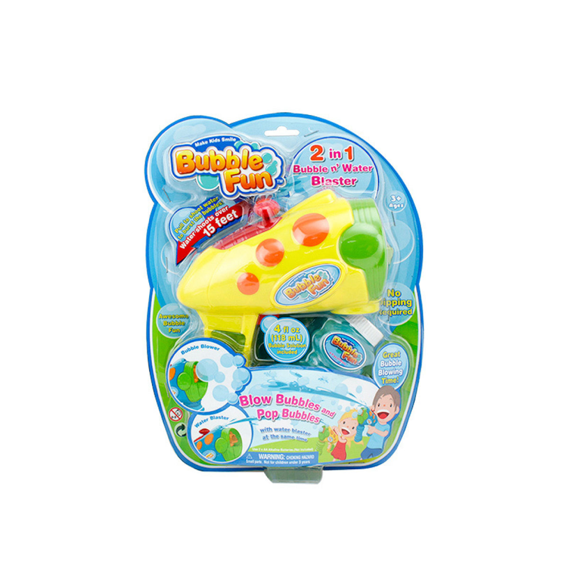 Bubble machine bellenblaas waterpistool 2in1