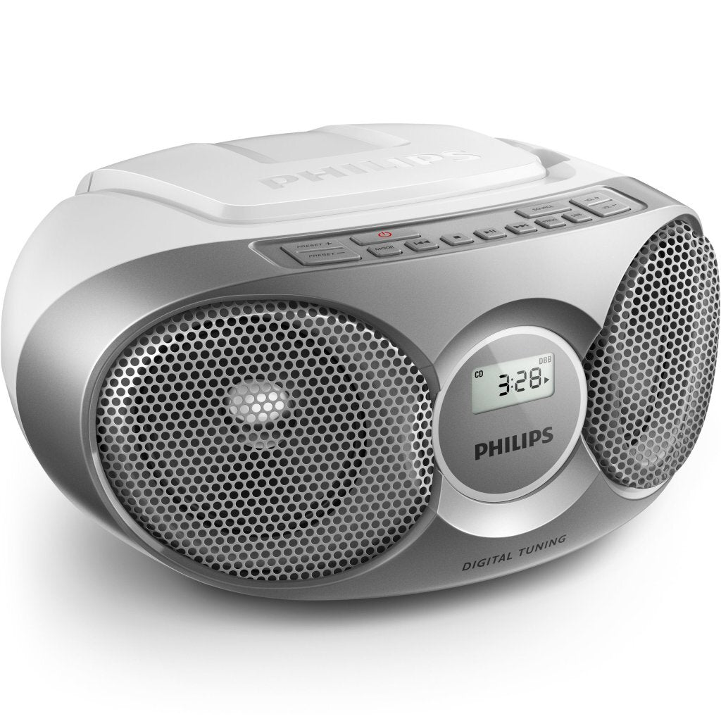 Philips AZ215S 12 Radio-CD-Player Silber