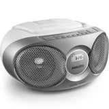 Philips AZ215S 12 Radio-CD-Player Silber