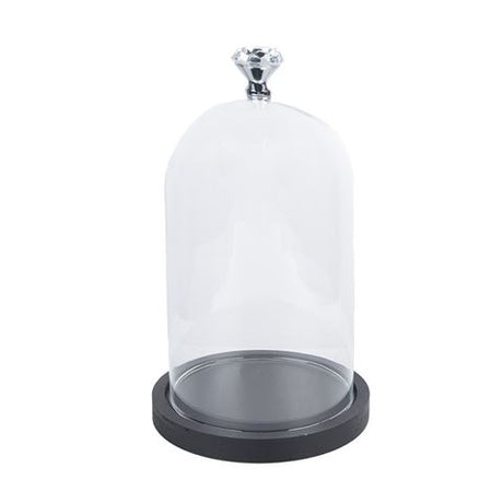 Clayre Eef 6gl2544 Glasglocke transparent 14x25 cm