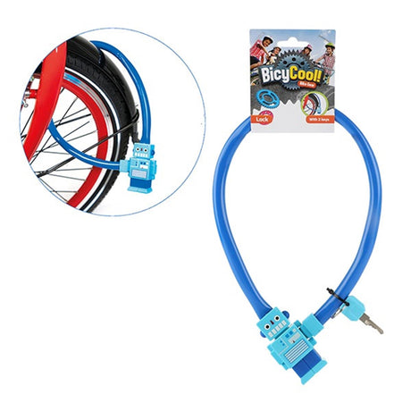 Toi-toys Toi Toys Bicycool Fahrradschloss blaue Roboterfigur