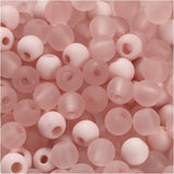 Creativ Company Kunststoffperlen, D 6 mm, Lochgröße 2 mm, ca. 150 Stück, rosa, 40 g 1 Box