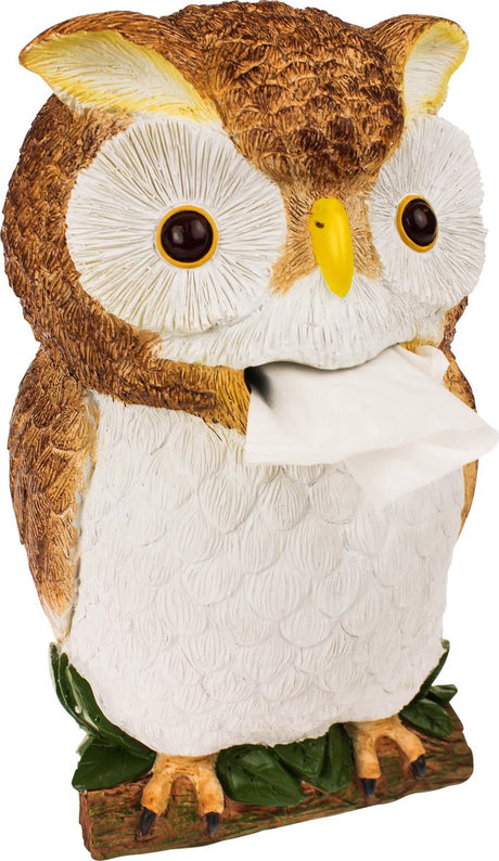 Rotary hero ® uil - tissue box houder voor zakdoeken tissue dispenser cosmeticadoekjesbox - voor keuken badkamer slaapkamer - rechthoekig - 17.5x15x31 cm