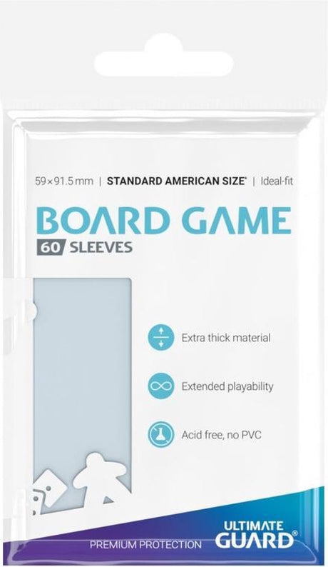 Ultimate Guard-Brettspielhüllen (60) – amerikanische Standard-Kartenhüllen für Brettspielkarten