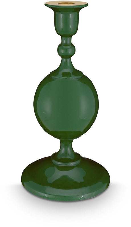 Pip studio - love birds sphere - kandelaar - aluminium - groen - 24 cm