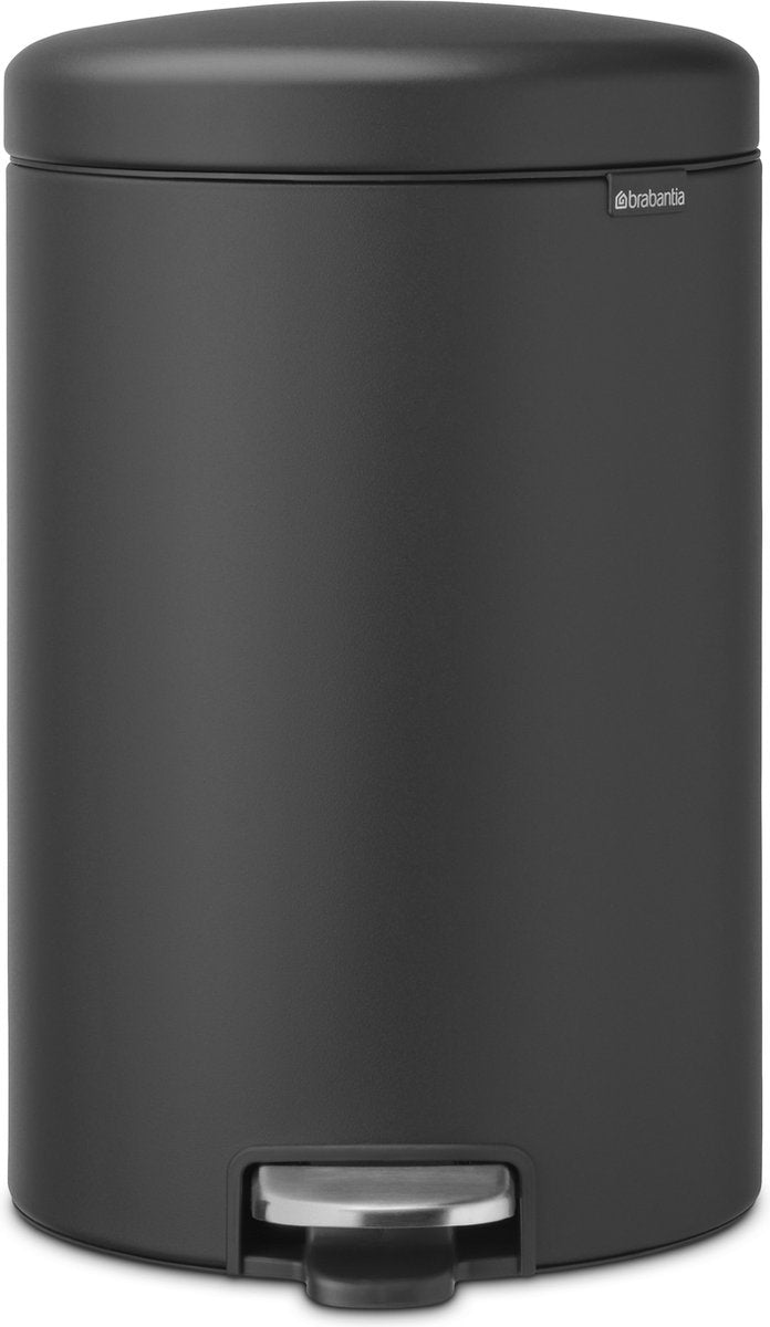 Brabantia Newicon Abfallbehälter – 20 Liter – Mineral Infinite Grey