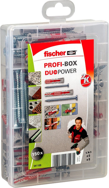Fischer Profi-Box Duopower Stecker kurz und lang mit Schrauben