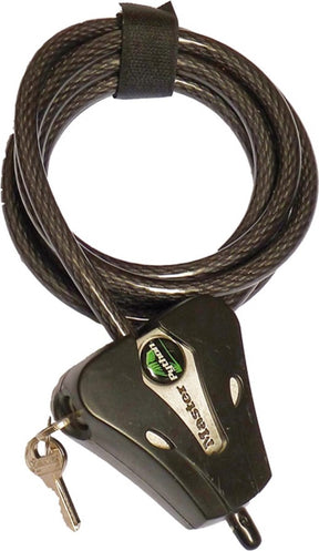 Masterlock verstellbares Kabel 1,80 m x ø 8 mm – geflochtener Stahl – 2 Schlüssel – 8418 EUR