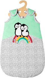 Puppenschlafsbag Pinguin, 28-35 cm