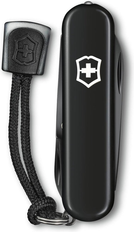 Victorinox Signature Lite Onyxschwarz – Schweizer Taschenmesser – 8 Funktionen – Cellidor – Geschenkbox